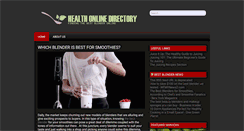Desktop Screenshot of healthonlinedirectory.com